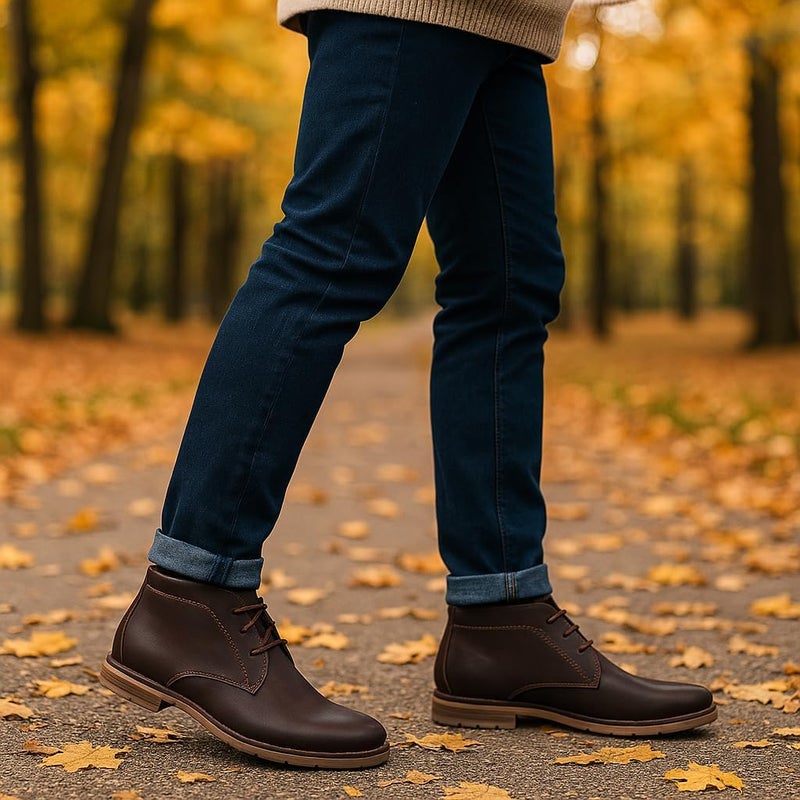 NAUTICA Men's Chukka Boot: Dress Casual Lace-Up Ankle Shoe Oxfords & Desert Boots - Image 4